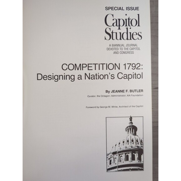 Competition 1792 Designing a Nation's Capitol Jeanne Butler Historical Society - Picture 3 of 5